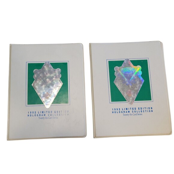 1992 Upper Deck DENNY'S Limited Edition Hologram 26 Card Vinyl Holder Lot Of 2 - Picture 1 of 7